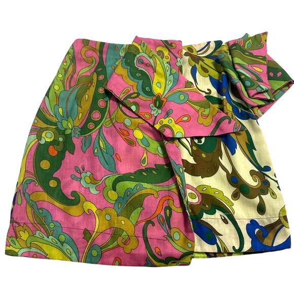 Revolve Yvette Sarong Skirt in Multi ALEMAIS Sz S - Picture 6 of 6